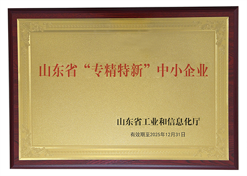 山東省專(zhuān)精特新企業(yè)